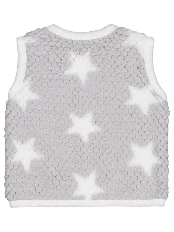 Minidamla Ayı Nakışlı 1-9 Ay Yelek - Gri