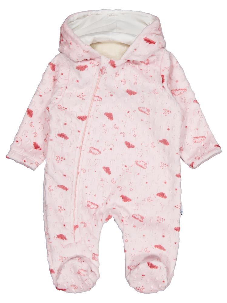 Minidamla Desenli Kozmonot 1-9 Ay Tulum - Pembe