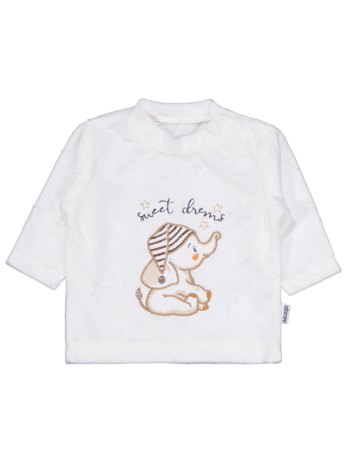 Minidamla Filli Nakış 2Li 1-6 Ay Takım - Ekru