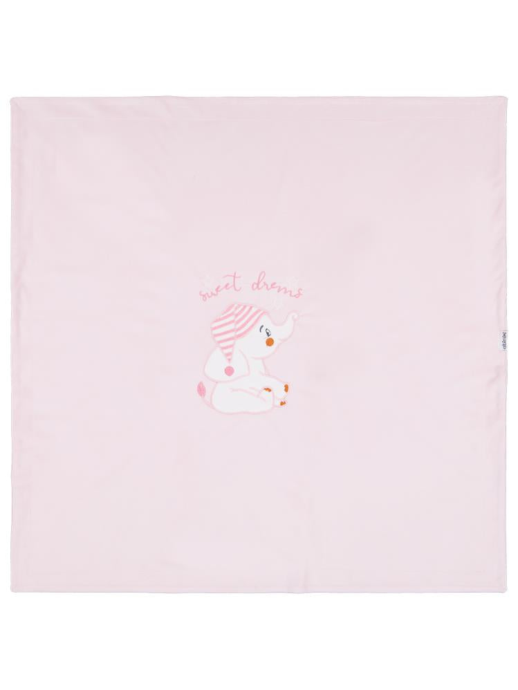 Minidamla Filli Nakış Battaniye - Pembe