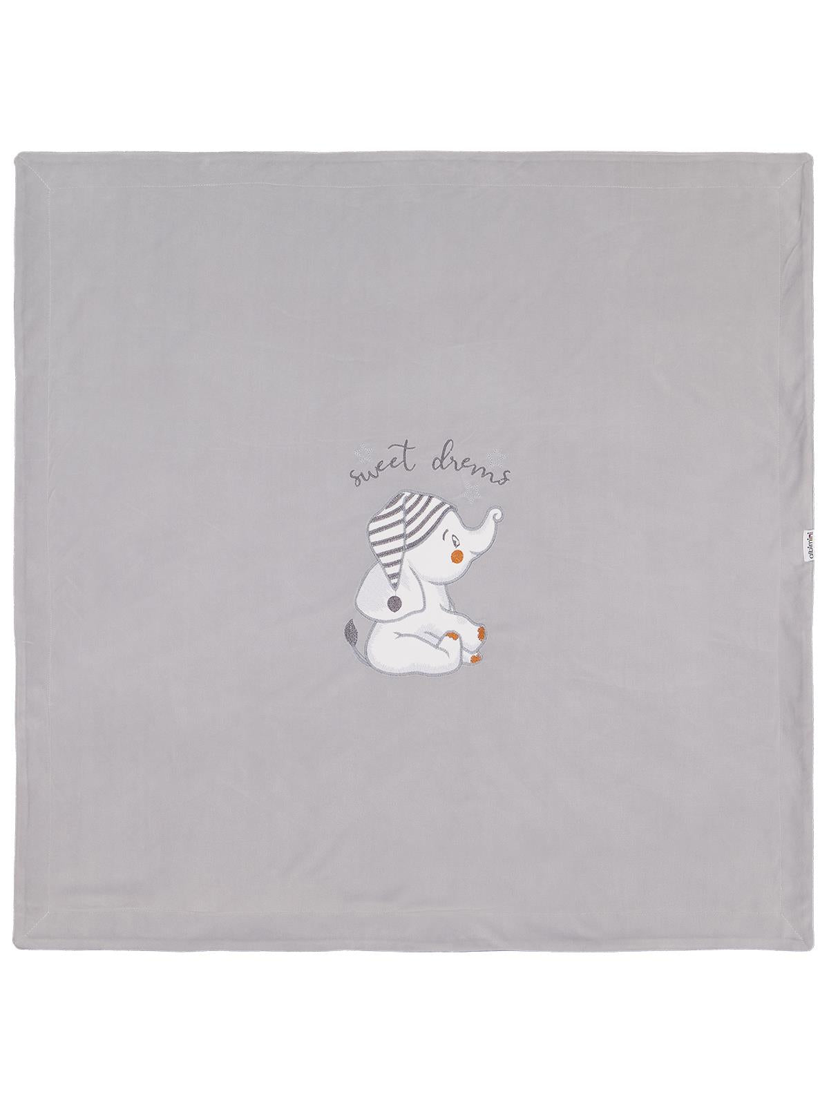 Albimini Filli Nakış Battaniye - Gri