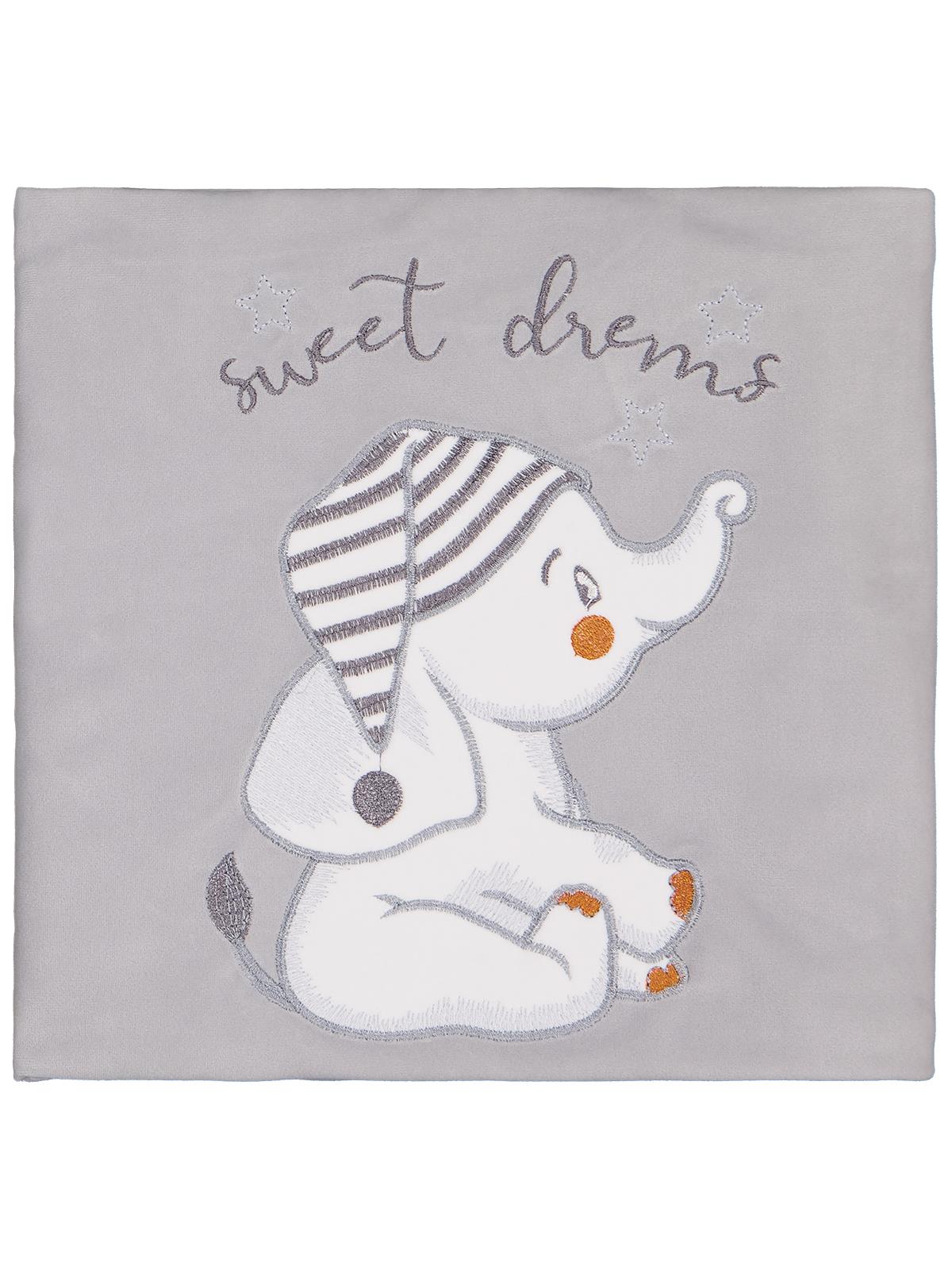 Albimini Filli Nakış Battaniye - Gri