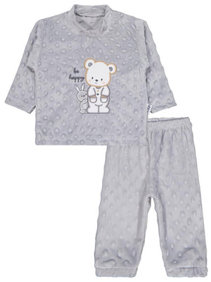 Minidamla Tavşanlı Ayı 2Li 1-6 Ay Takım - Gri