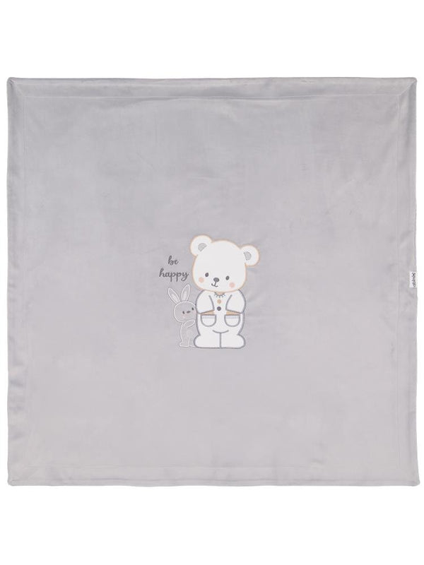 Minidamla Tavşanlı Ayı Battaniye - Gri