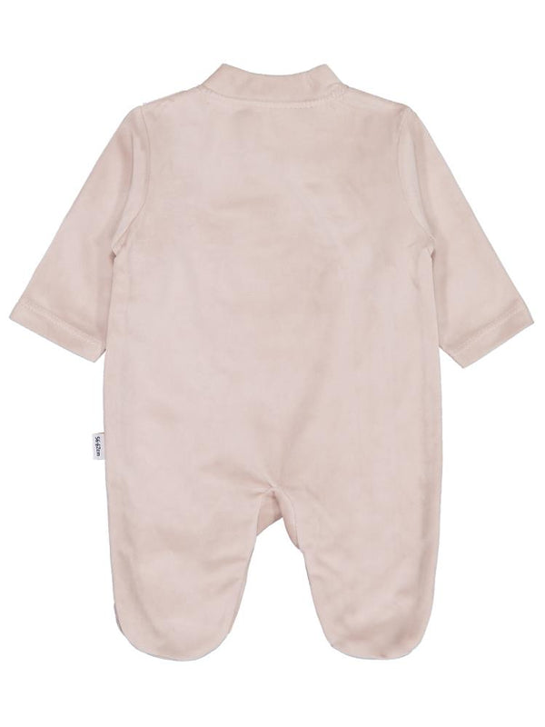 Minidamla Zürafa Nakış Çıtçıtlı 1-6 Ay Tulum - Kahve