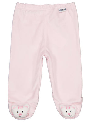 Civil Baby Düz Velboa Patikli 1-6 Ay Tek Alt Bebe - Pembe