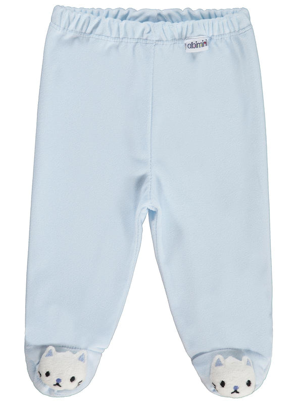 Civil Baby Düz Velboa Patikli 1-6 Ay Tek Alt Bebe - Mavi