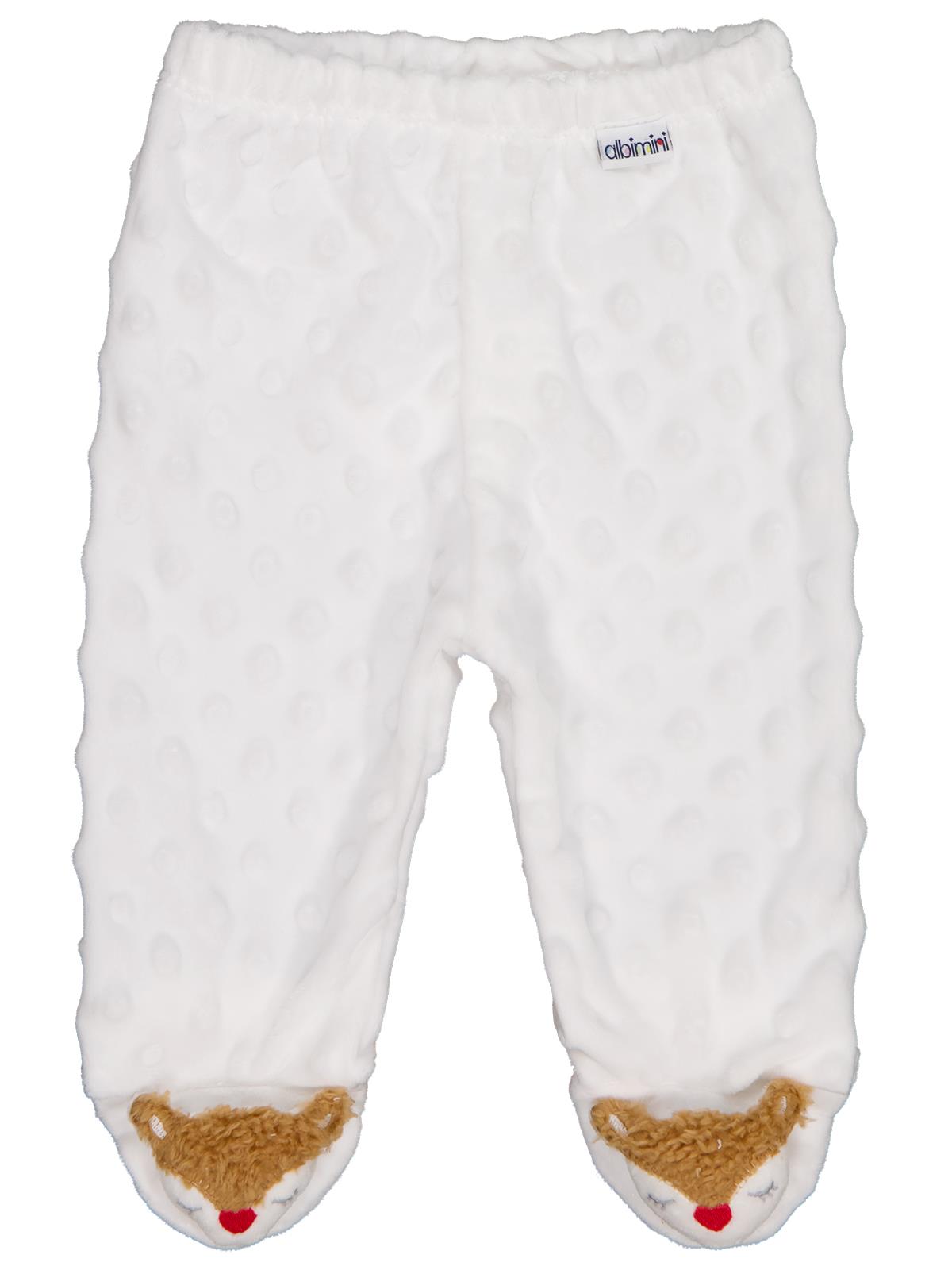 Minidamla Topçikli 1-6 Ay Tek Alt Bebe - Ekru