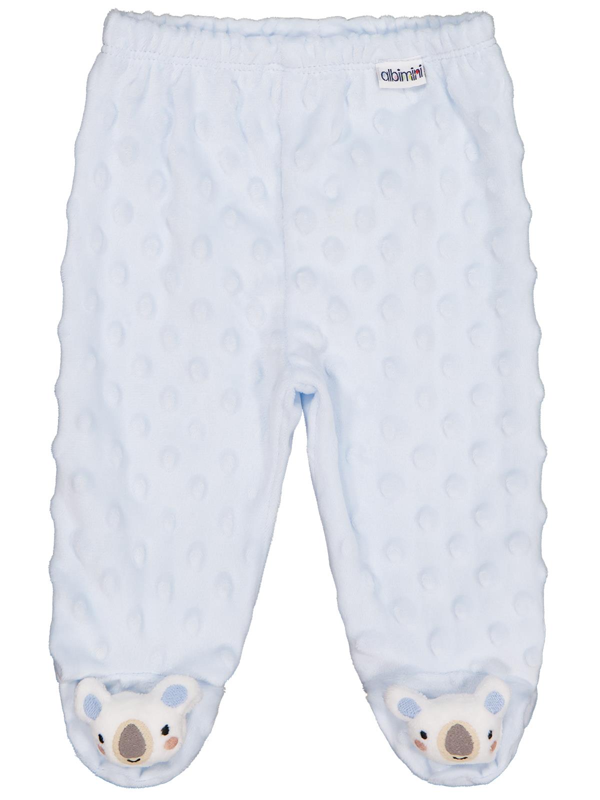 Minidamla Topçikli 1-6 Ay Tek Alt Bebe - Gri