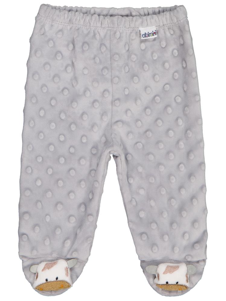 Civil Baby Topçikli 1-6 Ay Tek Alt Bebe - Gri