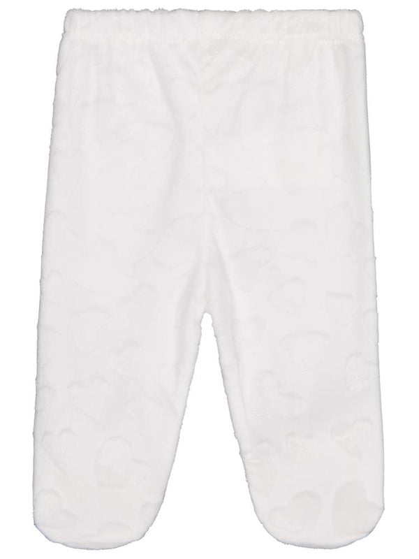 Civil Baby Büyük Kalp Desenli 1-6 Ay Tek Alt Bebe - Ekru