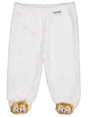 Civil Baby Büyük Kalp Desenli 1-6 Ay Tek Alt Bebe - Ekru