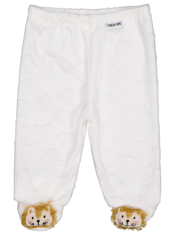 Civil Baby Büyük Kalp Desenli 1-6 Ay Tek Alt Bebe - Ekru