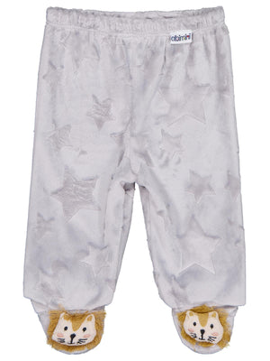 Civil Baby Yıldız  Desenli 1-6 Ay Tek Alt Bebe - Gri