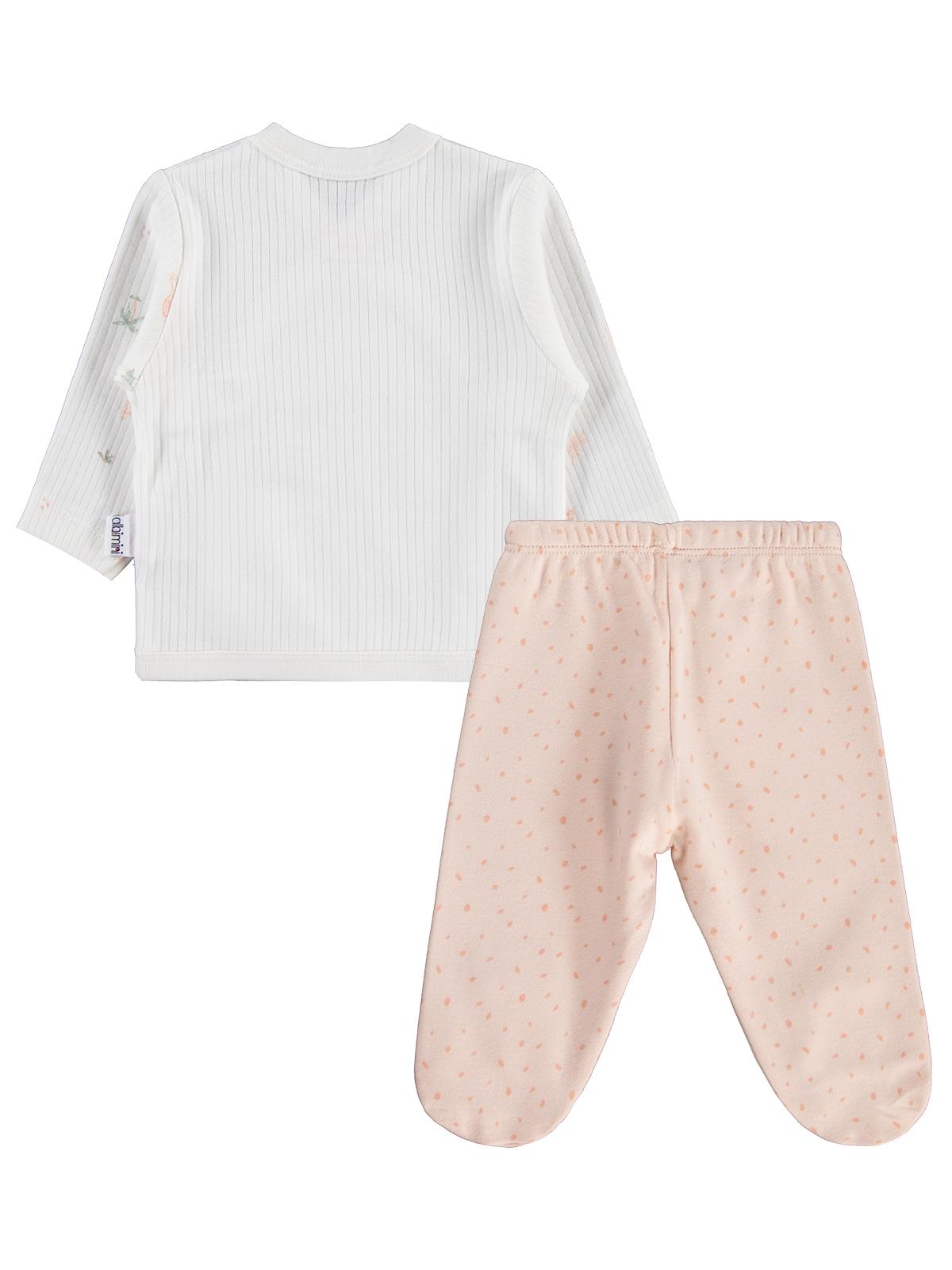 Minidamla Koala Desenli 5'li Zıbın Takımı - Pudra