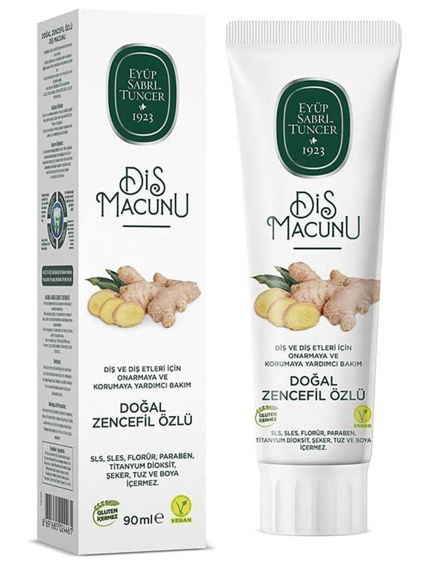 Doğal Zencefil Özlü Diş Macunu 90 Ml