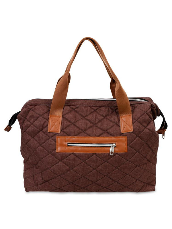 Nenny Baby Kapitoneli Mommy Bag Anne Bebek Bakım Çantası - Kahverengi