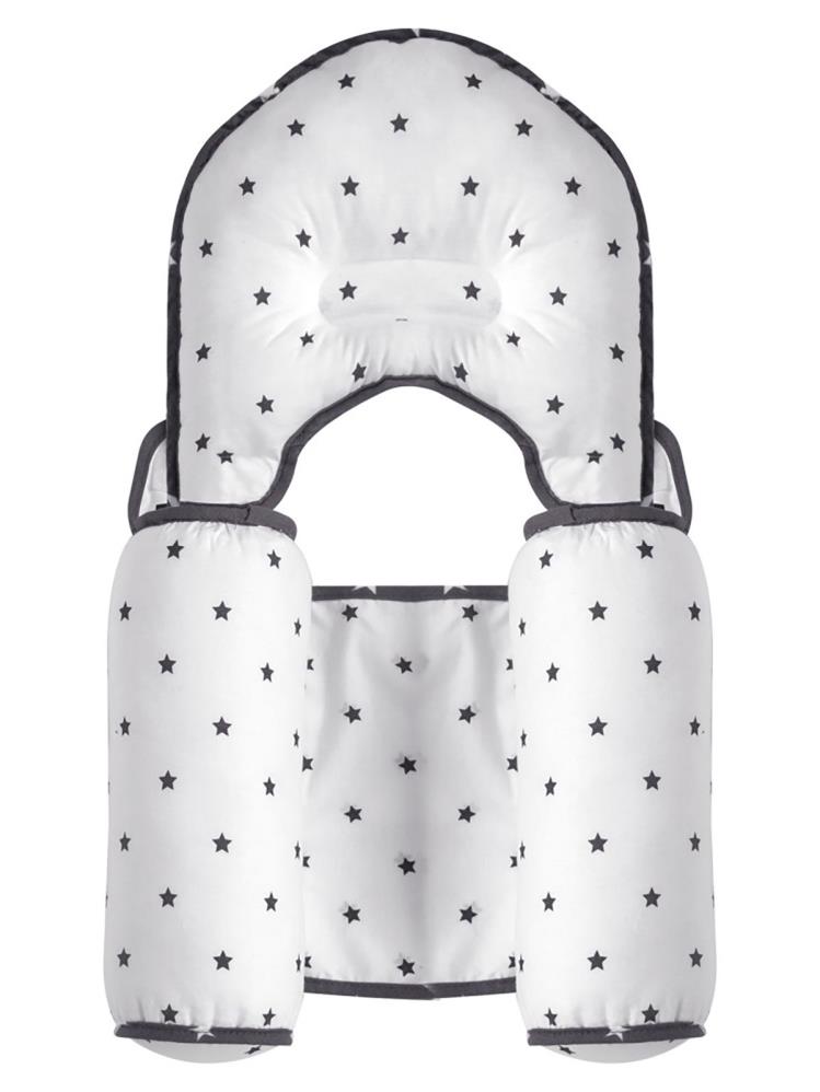 Sevi Bebe Kafa Şekillendirici Yastık & Yan Yatış Yastığı - Gri