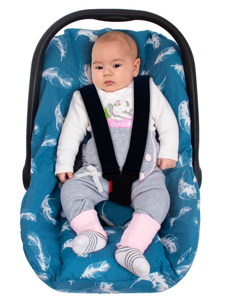 Sevi Bebe Bel Destekli Anakucağı Örtüsü - Gri