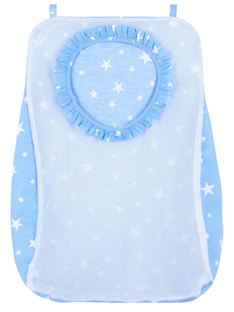Sevi Bebe Kirli Çamaşır Torbası Yıldız - Mavi