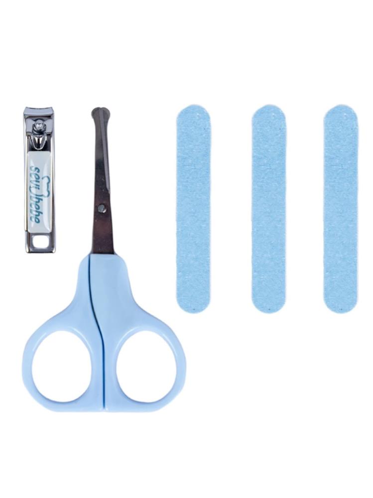 Sevi Bebe 3'lü Tırnak Bakım Seti - Mavi