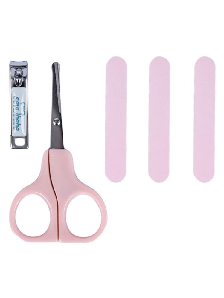 Sevi Bebe 3'lü Tırnak Bakım Seti - Pembe