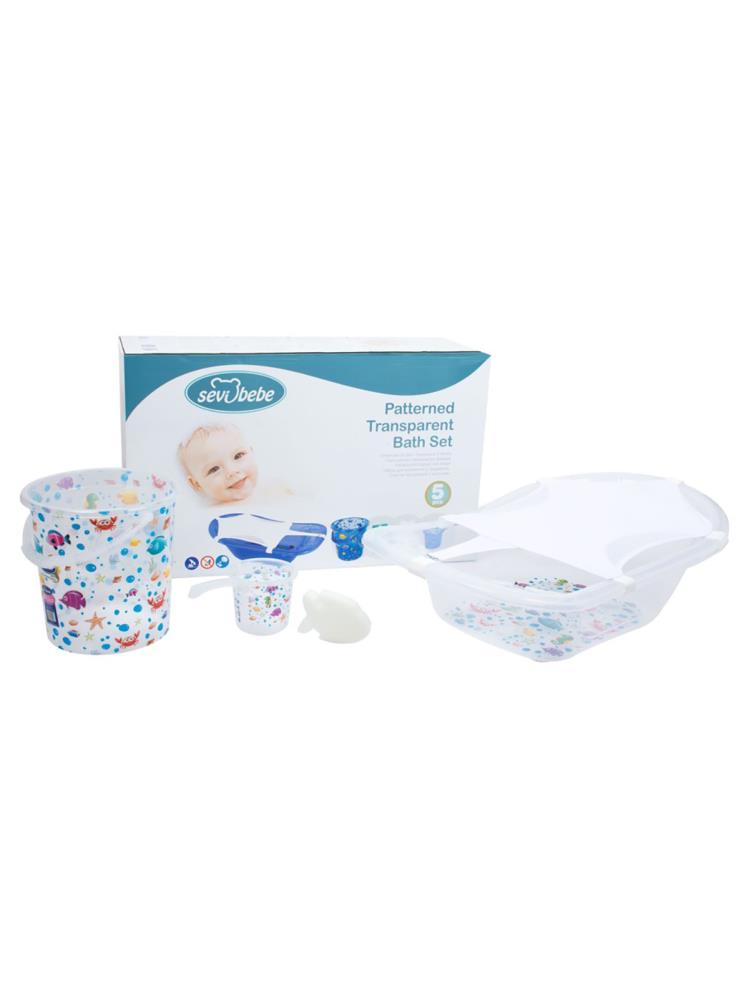 Sevi Bebe 5 Li Banyo Seti - Beyaz