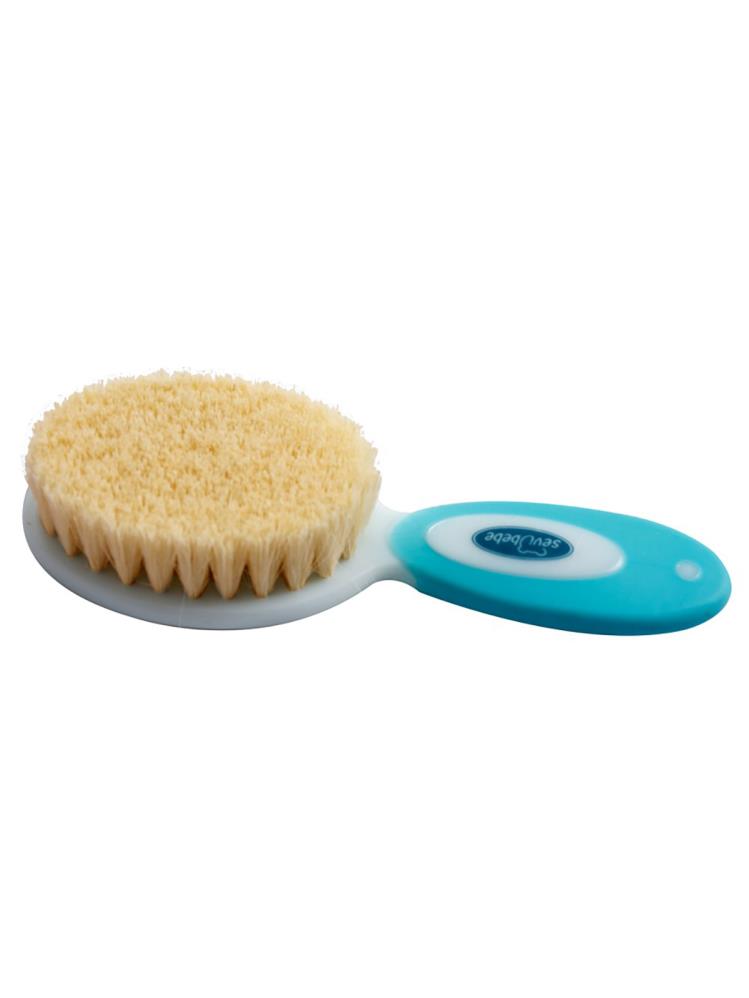 Sevi Bebe Naturel Fırça Tarak Seti - Mavi