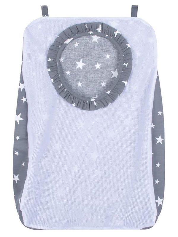 Sevi Bebe Kirli Çamaşır Torbası Yıldız - Gri