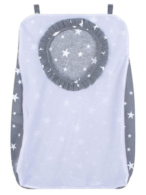 Sevi Bebe Kirli Çamaşır Torbası Yıldız - Gri