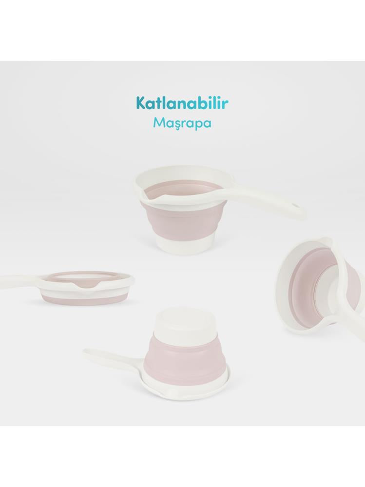 Sevi Bebe 5'li Katlanabilir Bebek Banyo Seti - Pembe