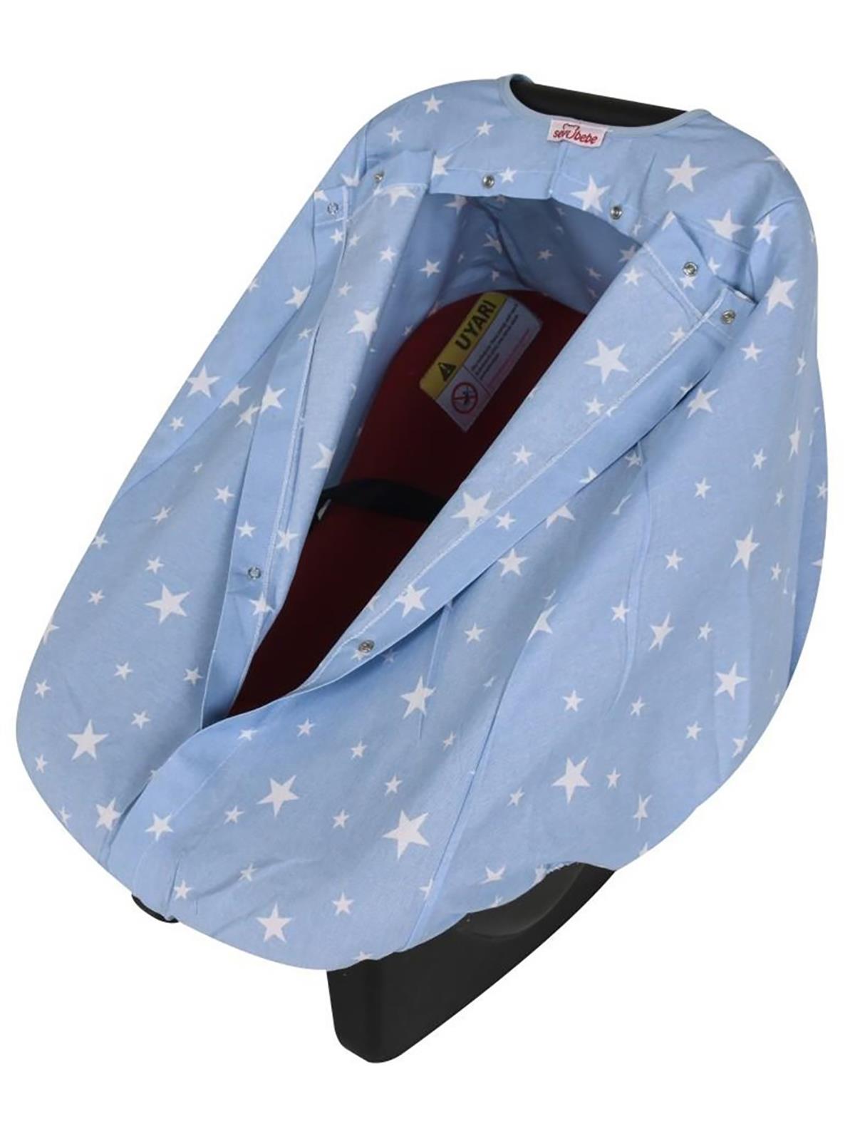 Sevi Bebe Anakucağı Örtüsü - Mavi