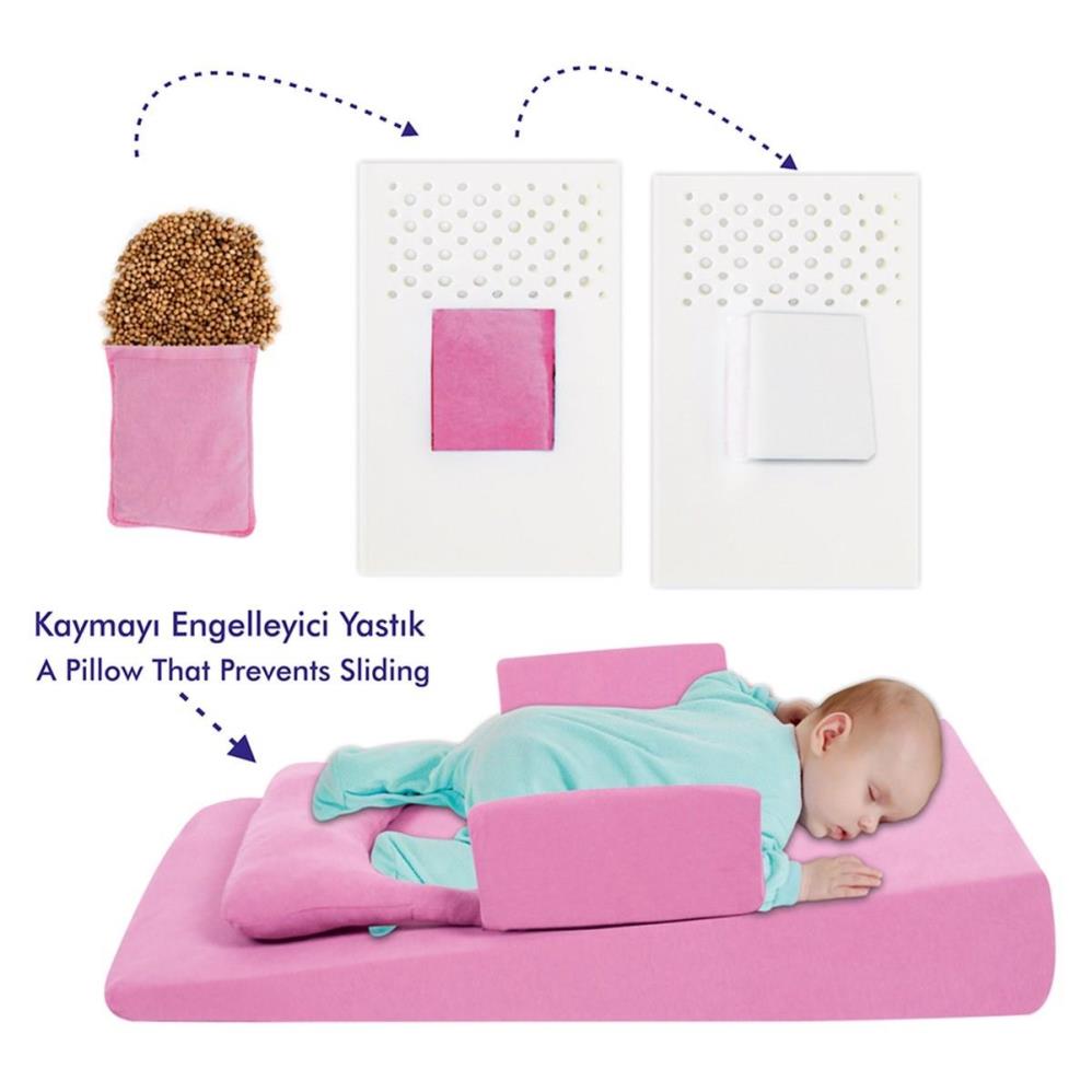 Sevı Bebe Cok Fonksıyonlu Bebek Reflu Yatagı - Pembe