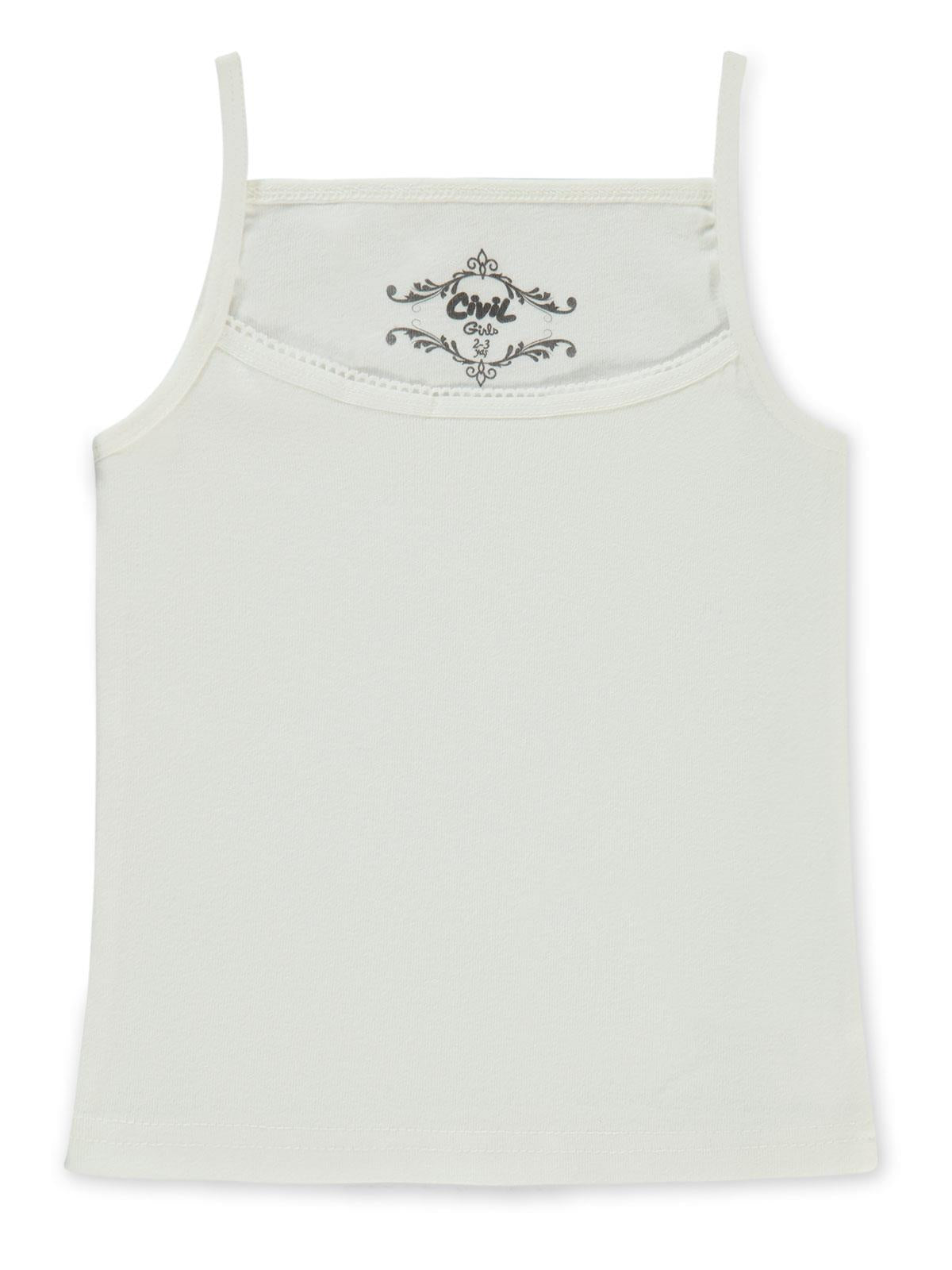 Civil Girls Basic İp Askılı Ribana 2-12 Yaş Atlet