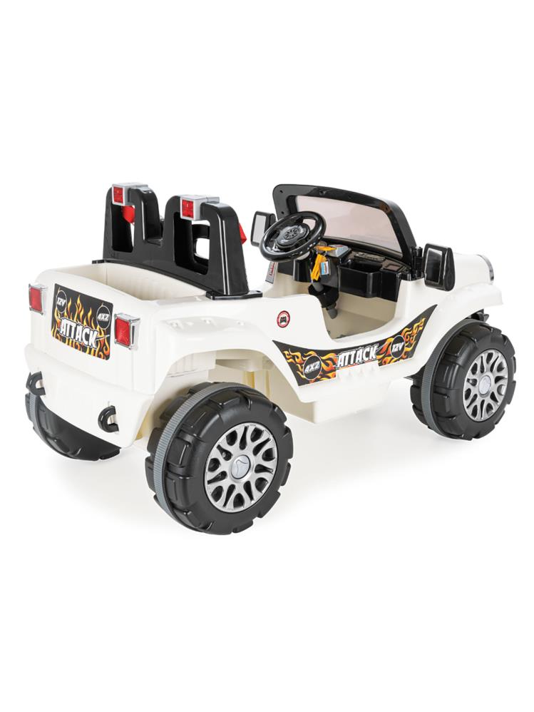 Pilsan Attack Çift Kişilik Akülü Araba 12V Kumandalı