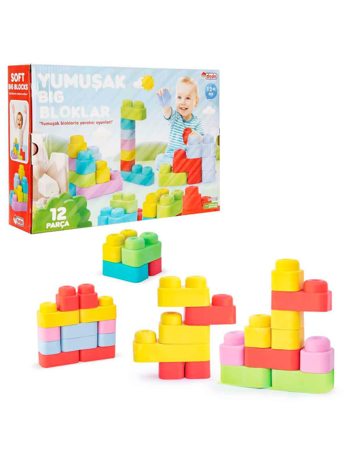 Dede Oyuncak Yumuşak Bıg Bloklar 24 Parça