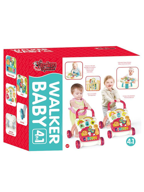 Vardem Pıyanolu 4 In 1 Bebek Yurutecı