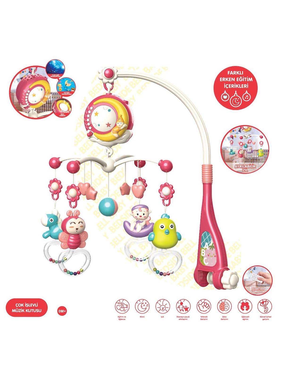 Vardem ışıklı müzikli Kumandalı Bebek Donencesı