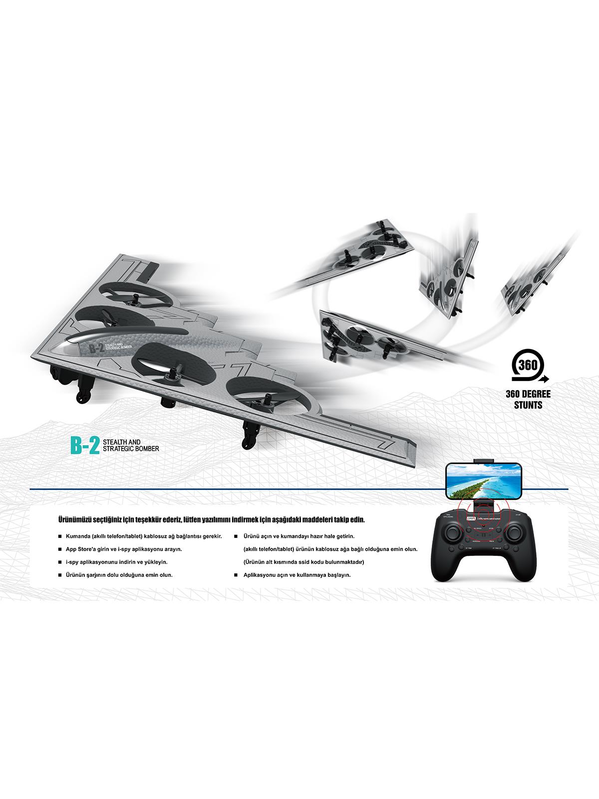 Vardem Uk Ff 2.4G Sarjlı Kameralı Quadcopter Iha