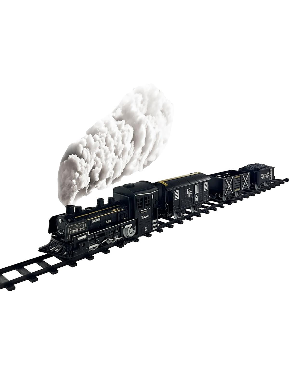 Vardem Oyuncak Işıklı ve Sesli Buhar Çıkartan 15 Parça Tren Set