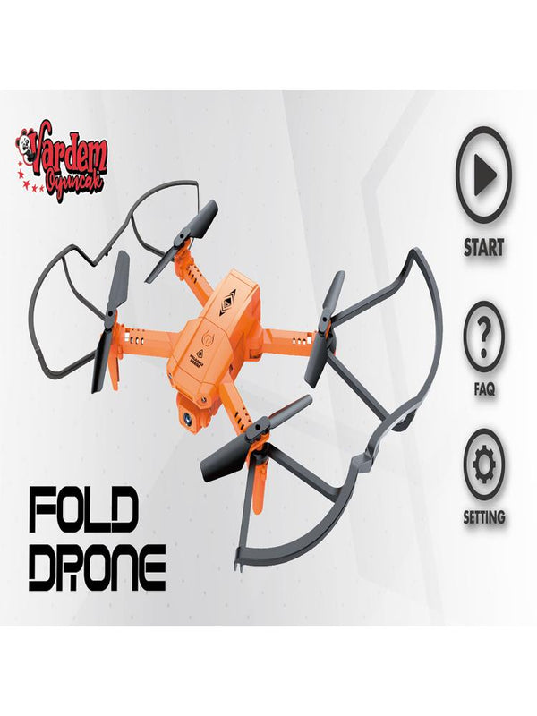 Vardem Uzaktan Kumandalı Full Fonksiyon 2.4G Şarjlı Kameralı Katlanabilir Drone