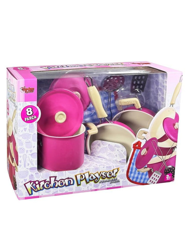 Vardem Emaye Tencere Tava Set 8 Parca
