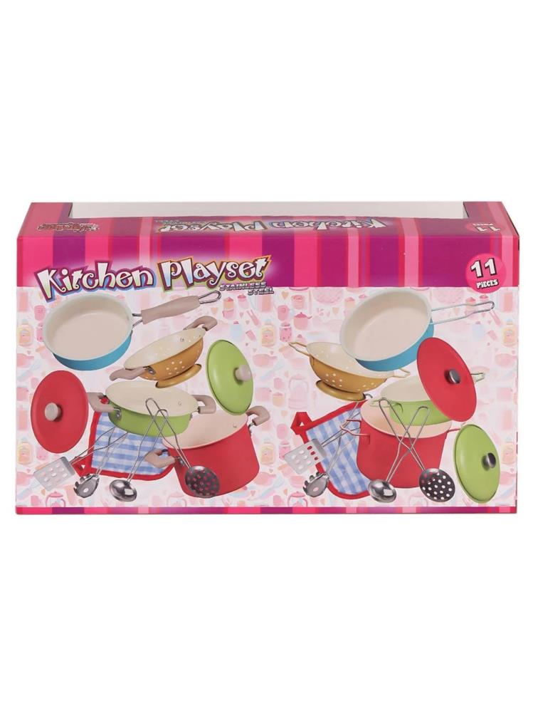 Vardem 11 Parca Renklı Emaye Tencere Tava Setı