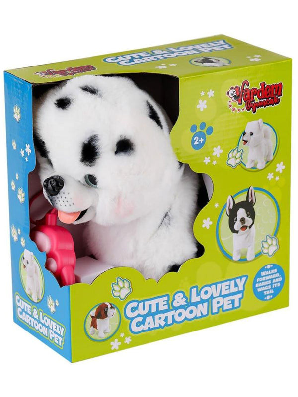 Vardem Peluş Tasmalı Yürüyen Benekli Köpek