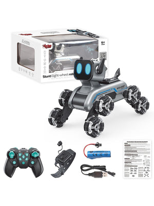 Vardem Oyuncak Bilekten Kontrol ve Uzaktan Kumandalı 8 Teker 2.4G Şarjlı Köpek Araba