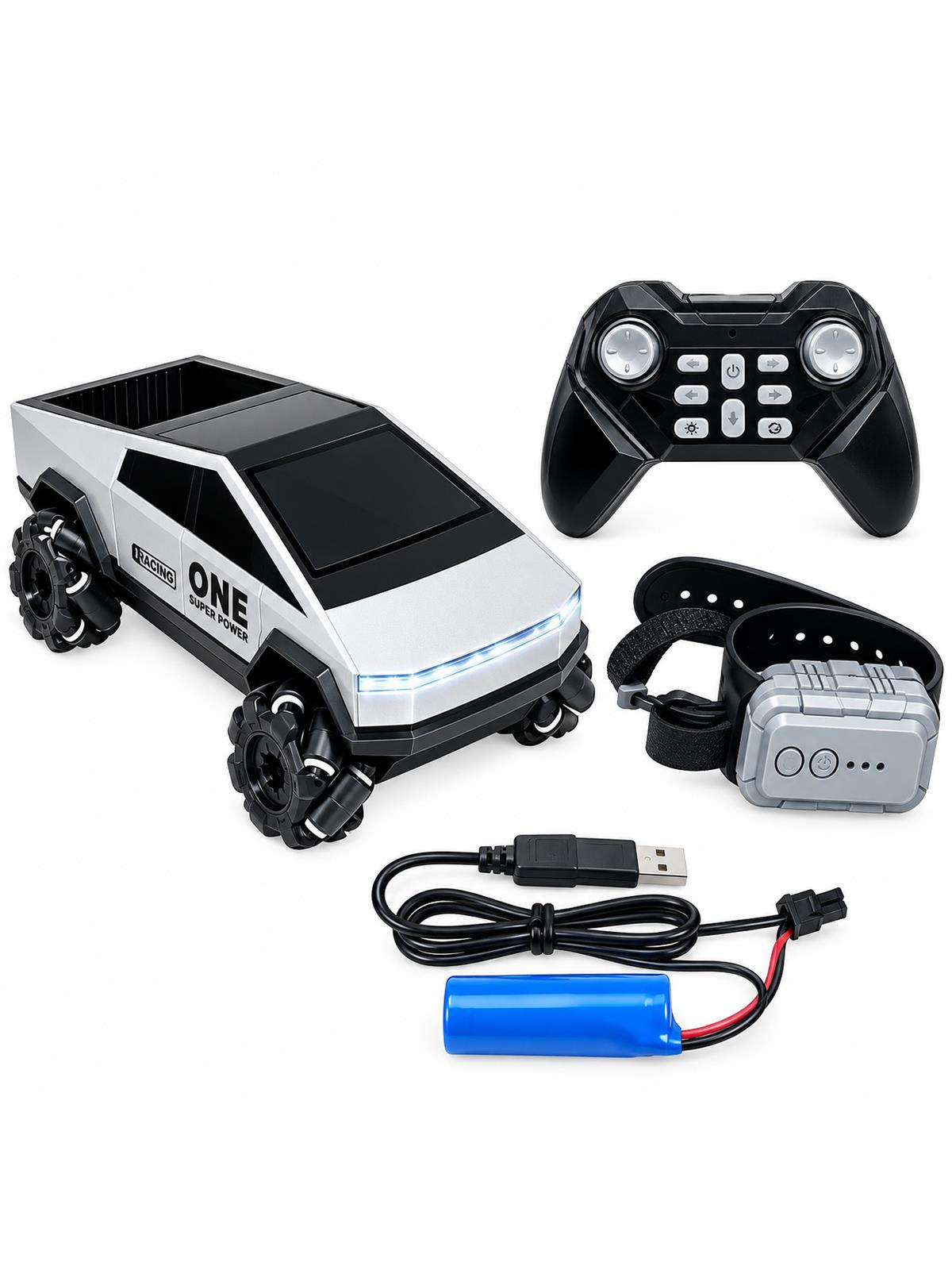Vardem Bilekten ve Uzaktan Kumandalı Full Fonksiyon 2.4G Şarjlı 1:28 Tsl Araba