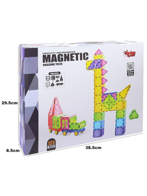 Vardem 123 Parça 7,5 Cm Manyetik Yapı Blokları