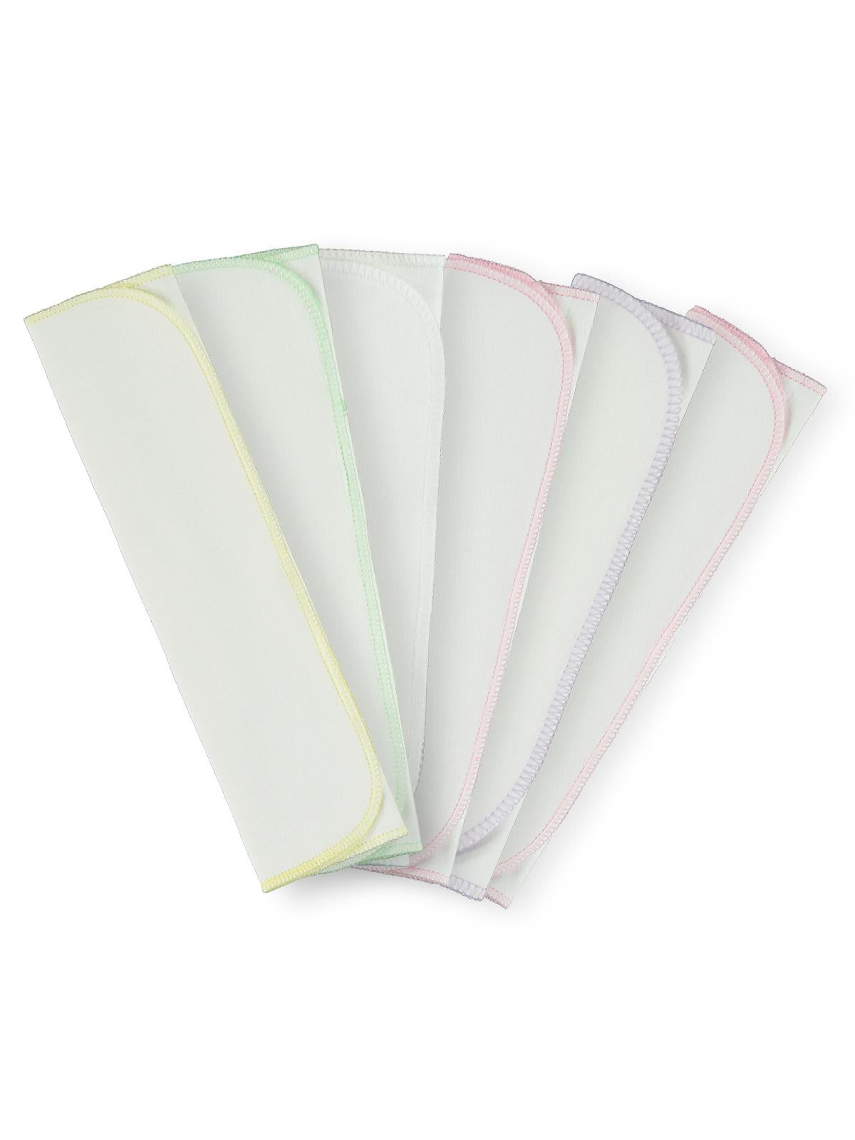 Minidamla Bebek 6'lı Ağız Mendili 20x20 cm - Pembe