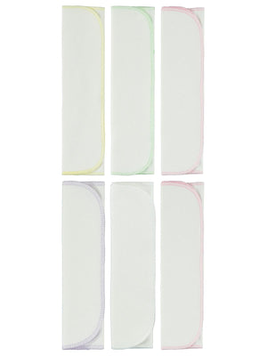 Minidamla Bebek 6'lı Ağız Mendili 20x20 cm - Pembe