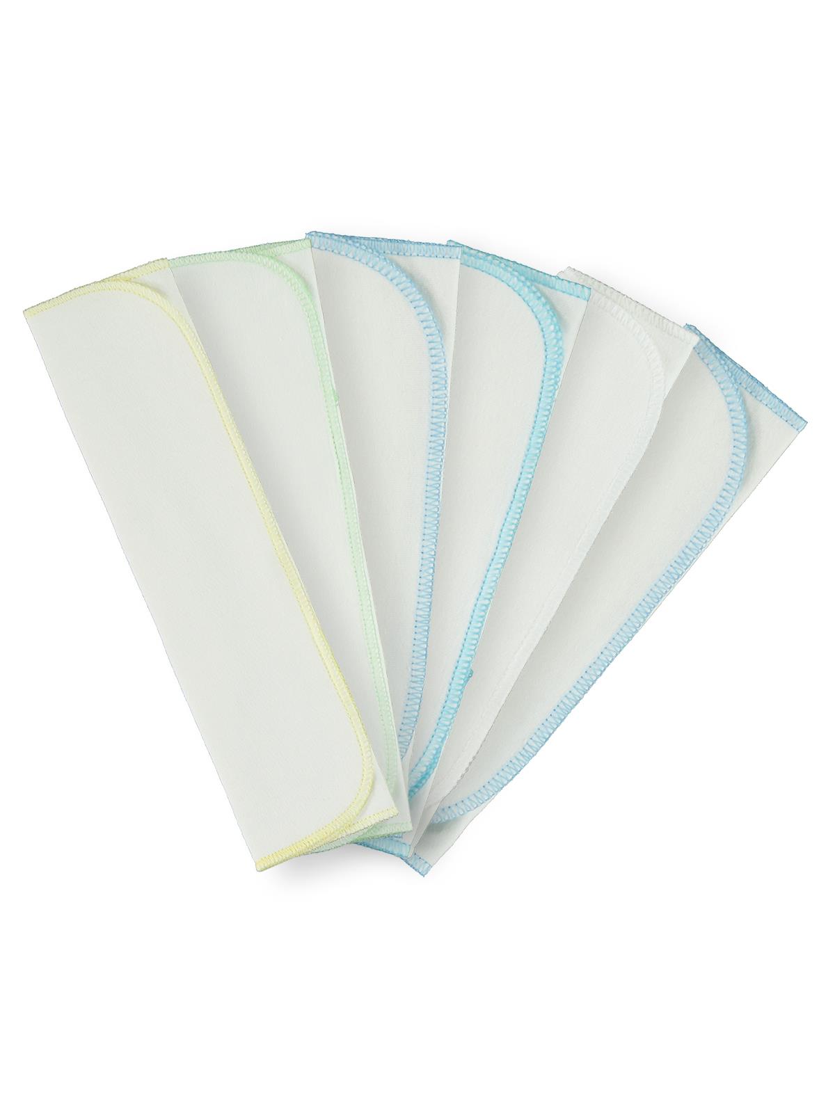 Minidamla Bebek 6'lı Ağız Mendili 20x20 cm - Mavi